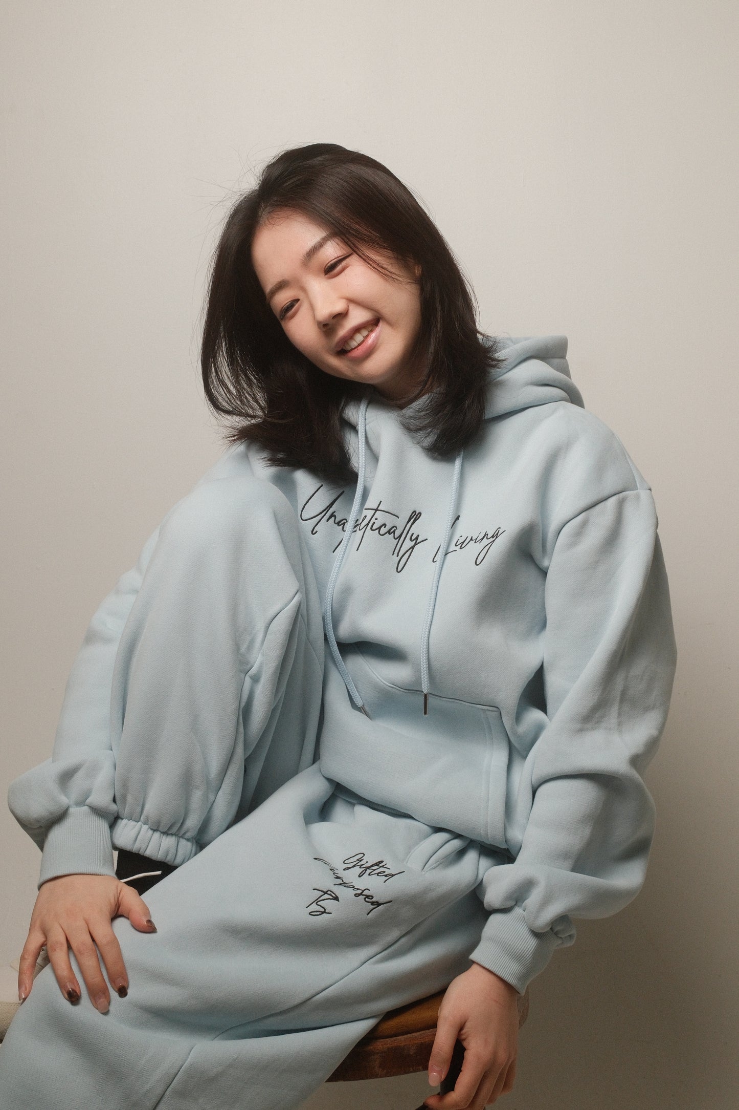 Powdered Blue Hoodie