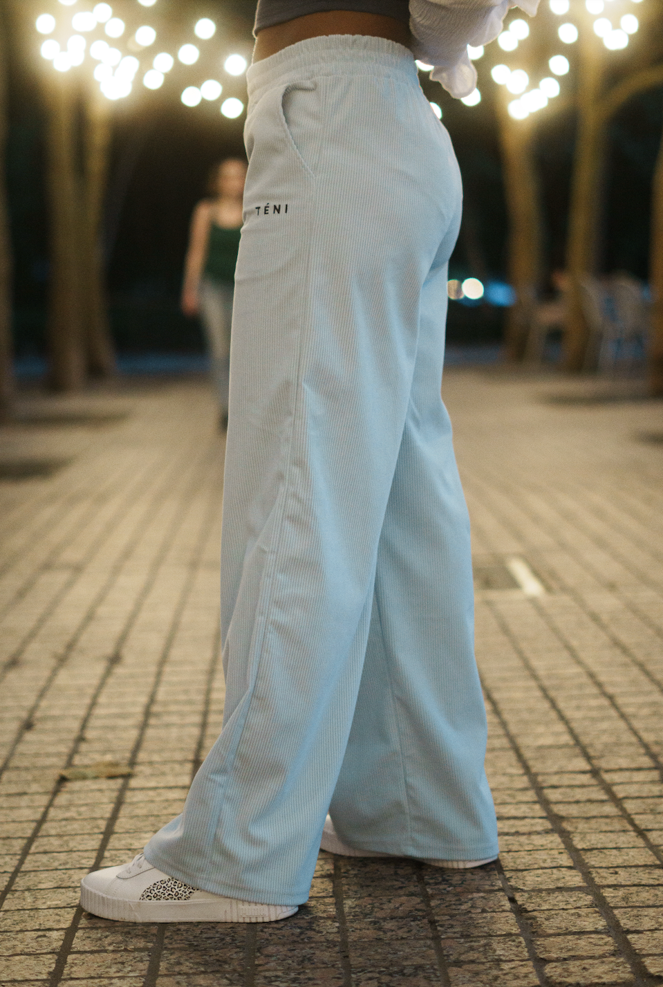 Corduroy Baby Bleu Pants: Women