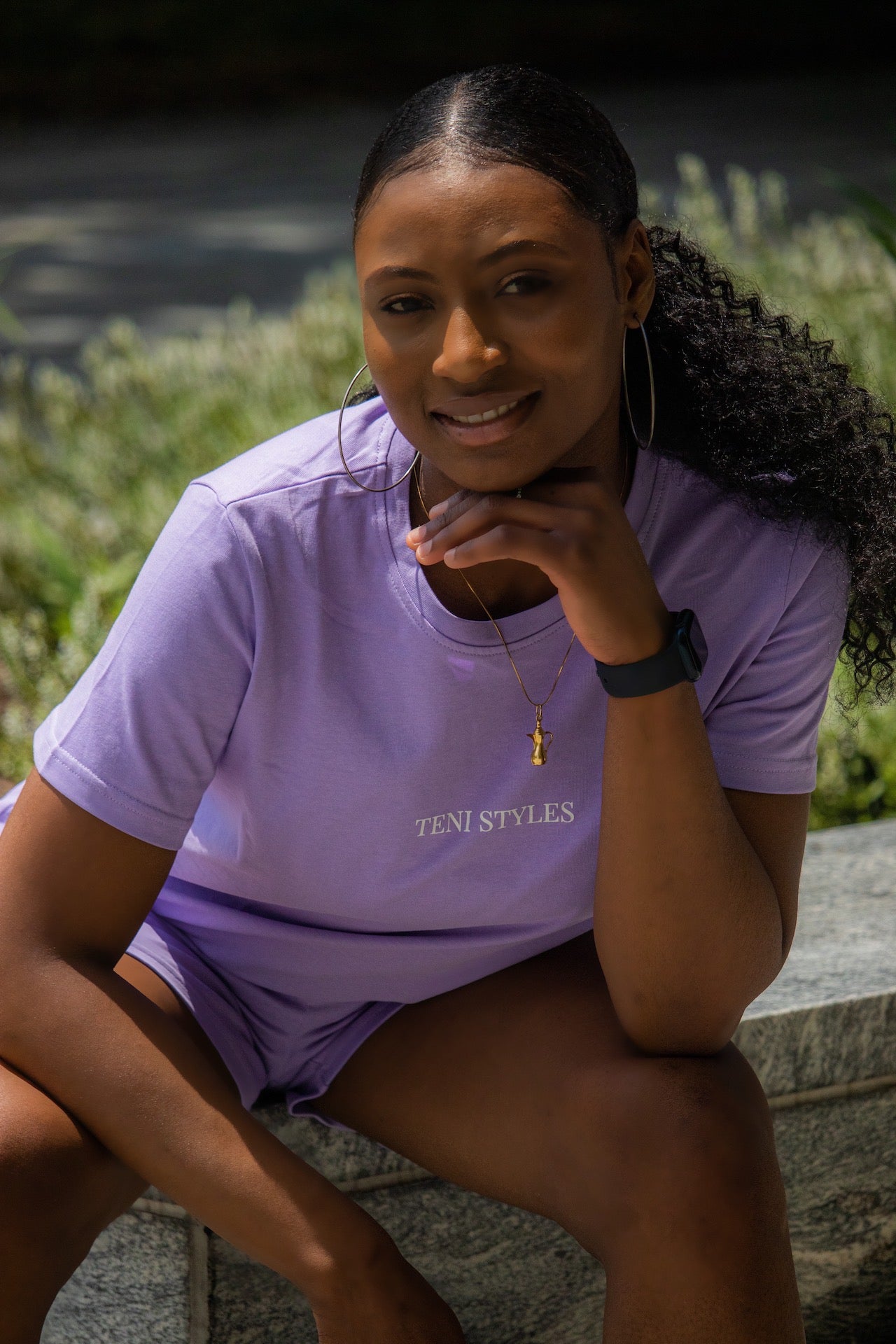 Teni's Summer Set ~Lavender Shirt