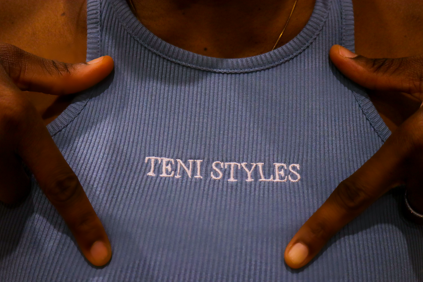 Crop Tank top~ Blue