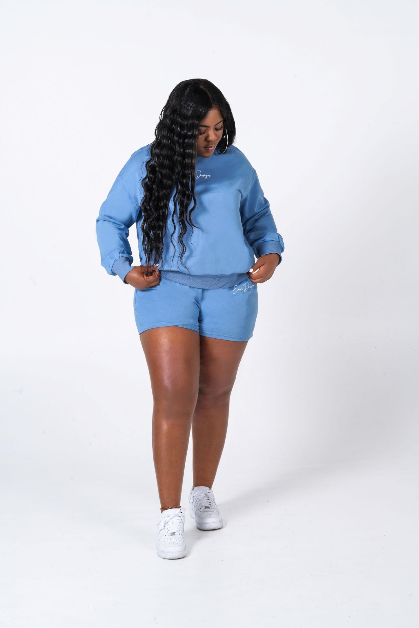 Eni's Blue Spring Shorts