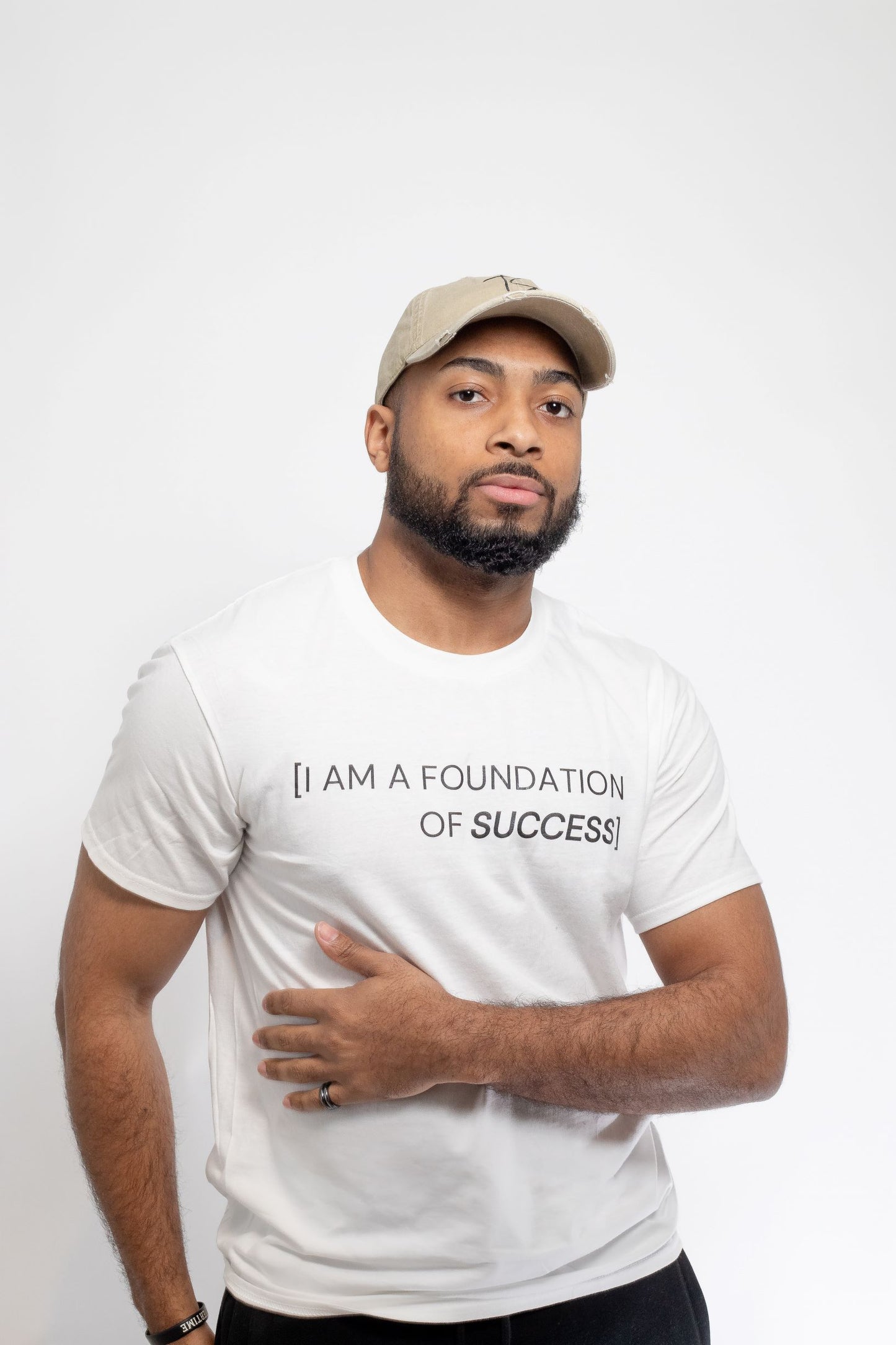 White Tee Print