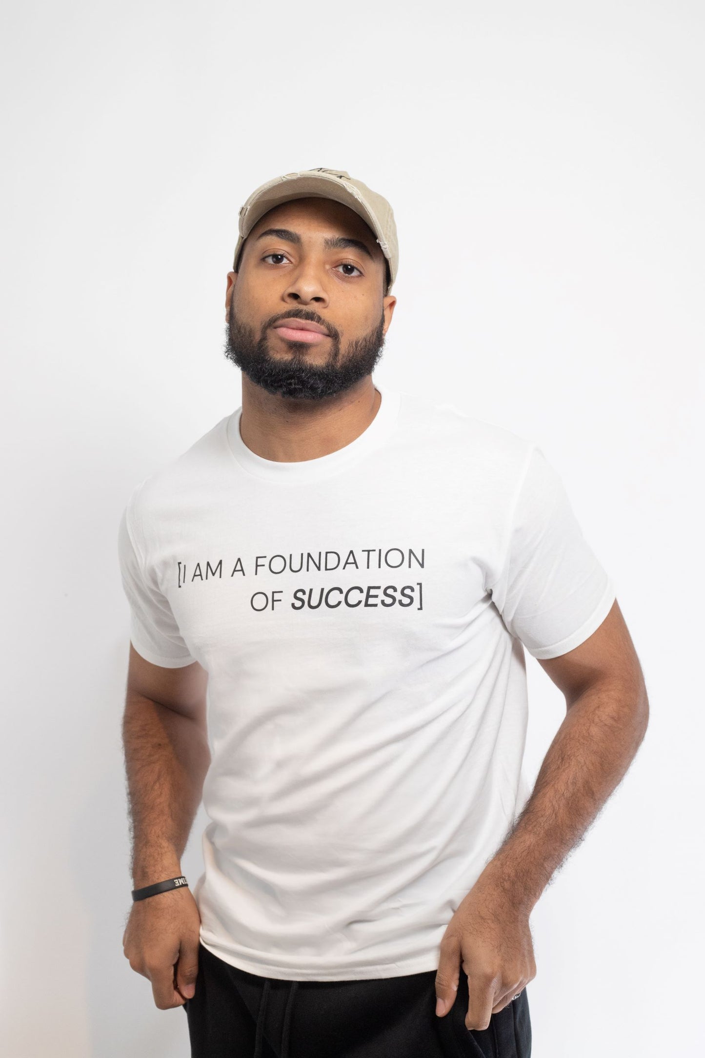 White Tee Print