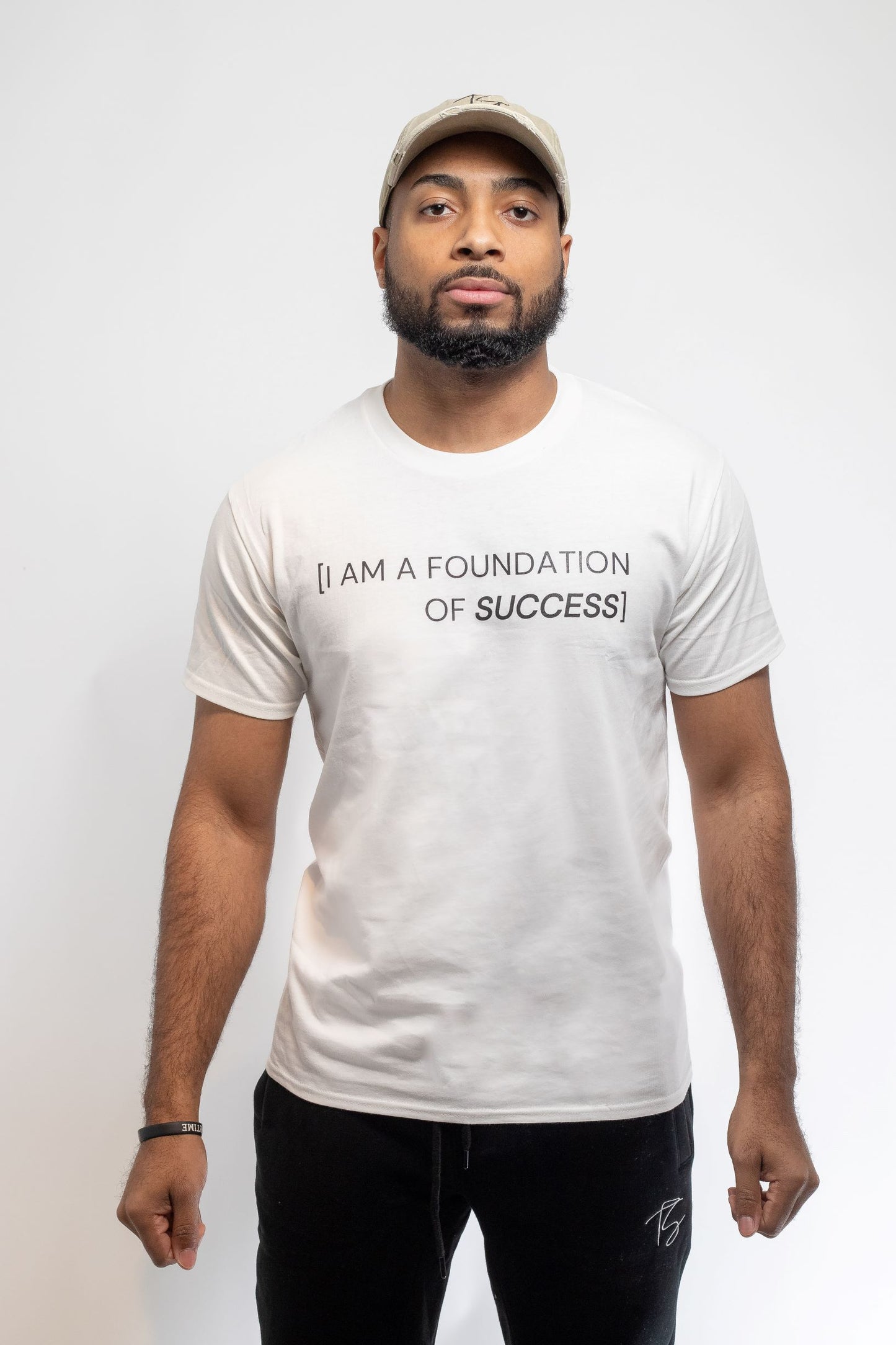 White Tee Print