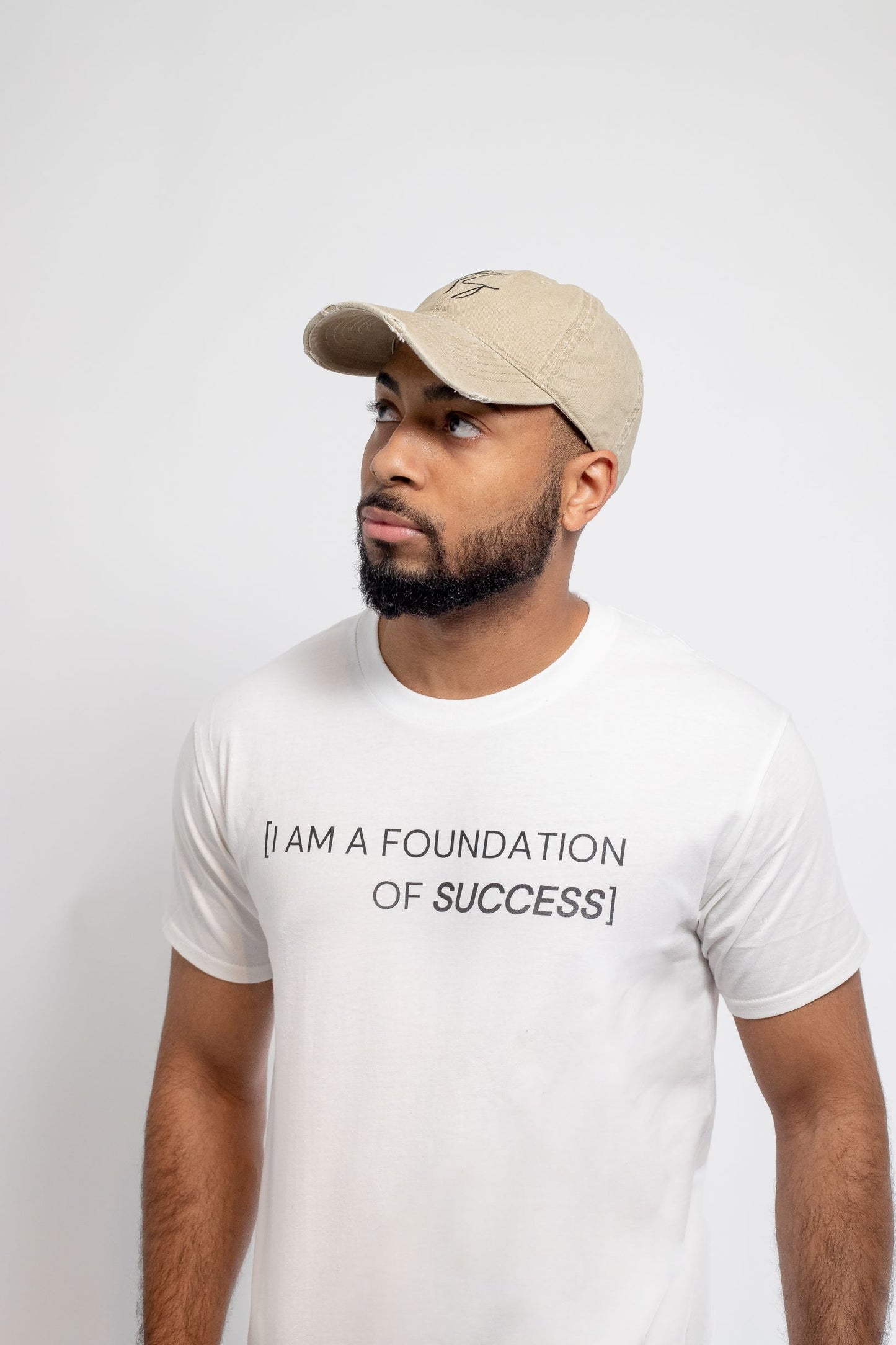 White Tee Print