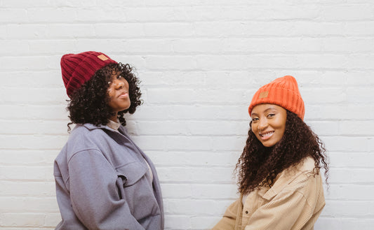 Satin Lined Winter Beanie~ Burgundy