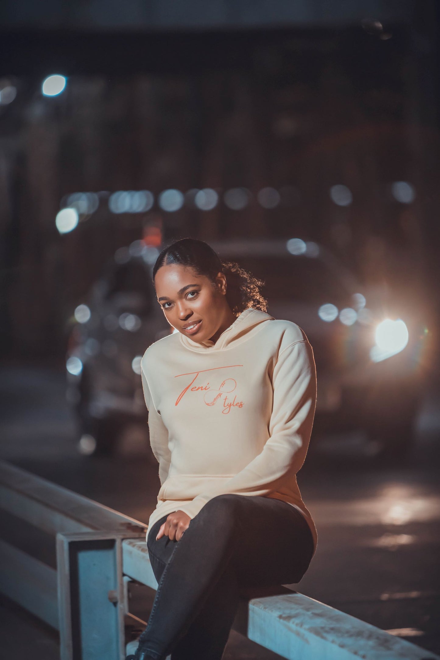 Teni's Styles Hoodie~ Beige