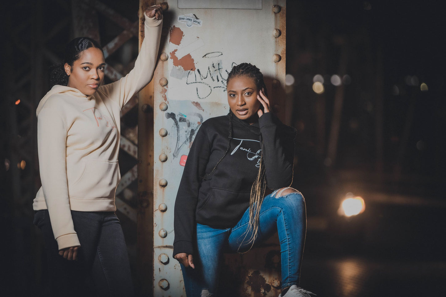 Teni's Styles Hoodie~ Black