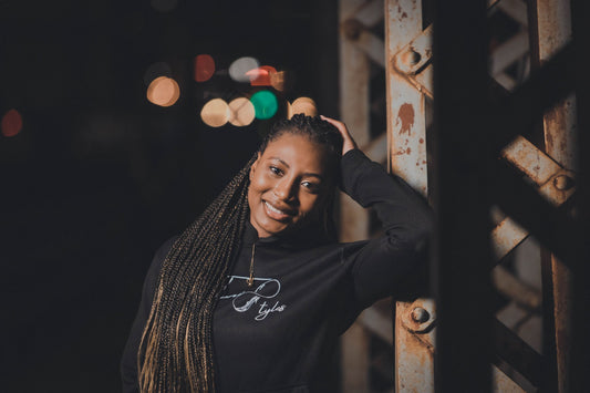 Teni's Styles Hoodie~ Black