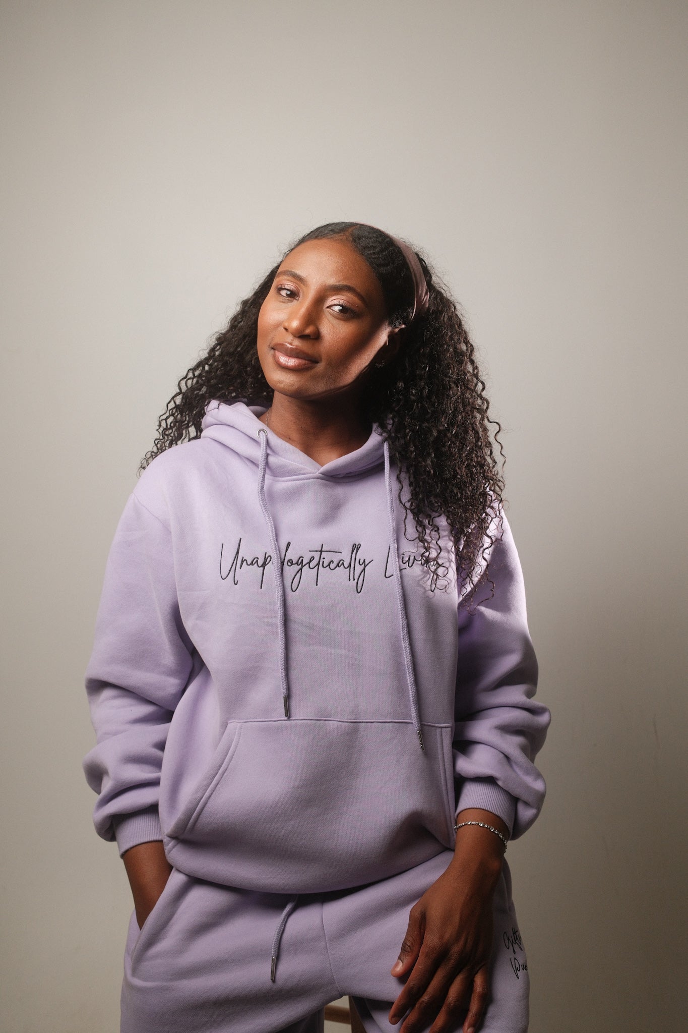 Mauve Lavender Hoodie