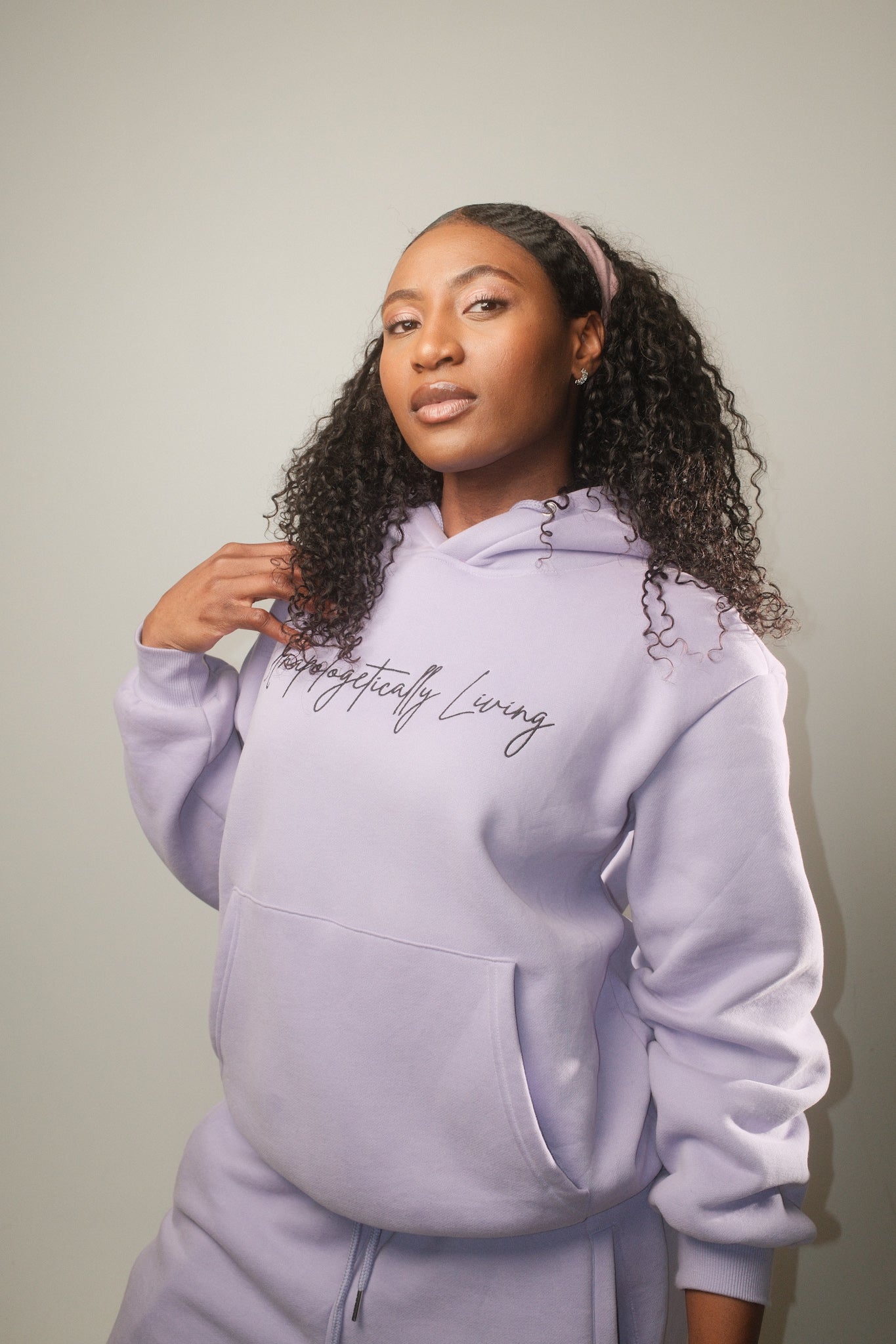 Mauve Lavender Hoodie