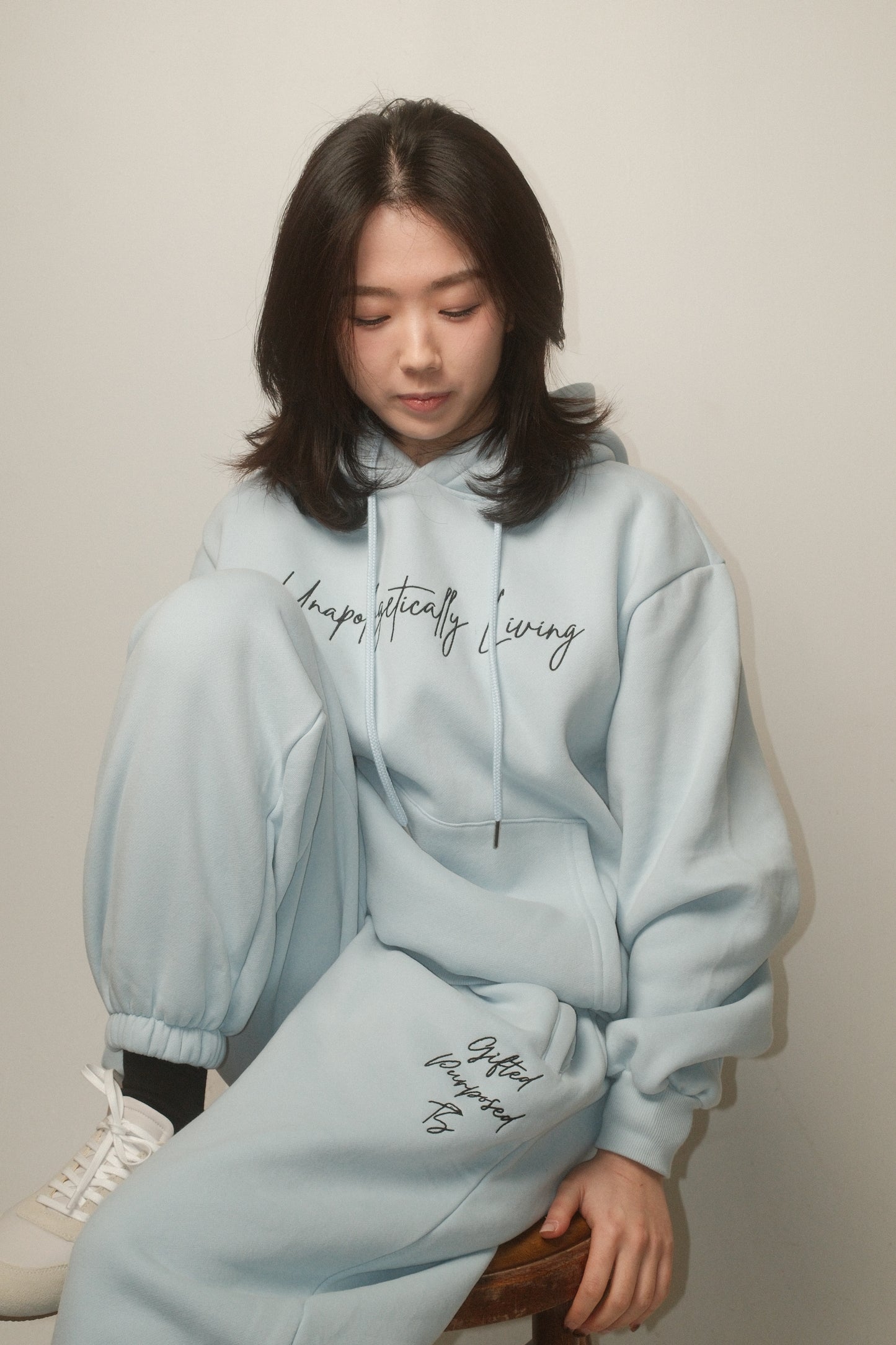 Powdered Blue Sweats