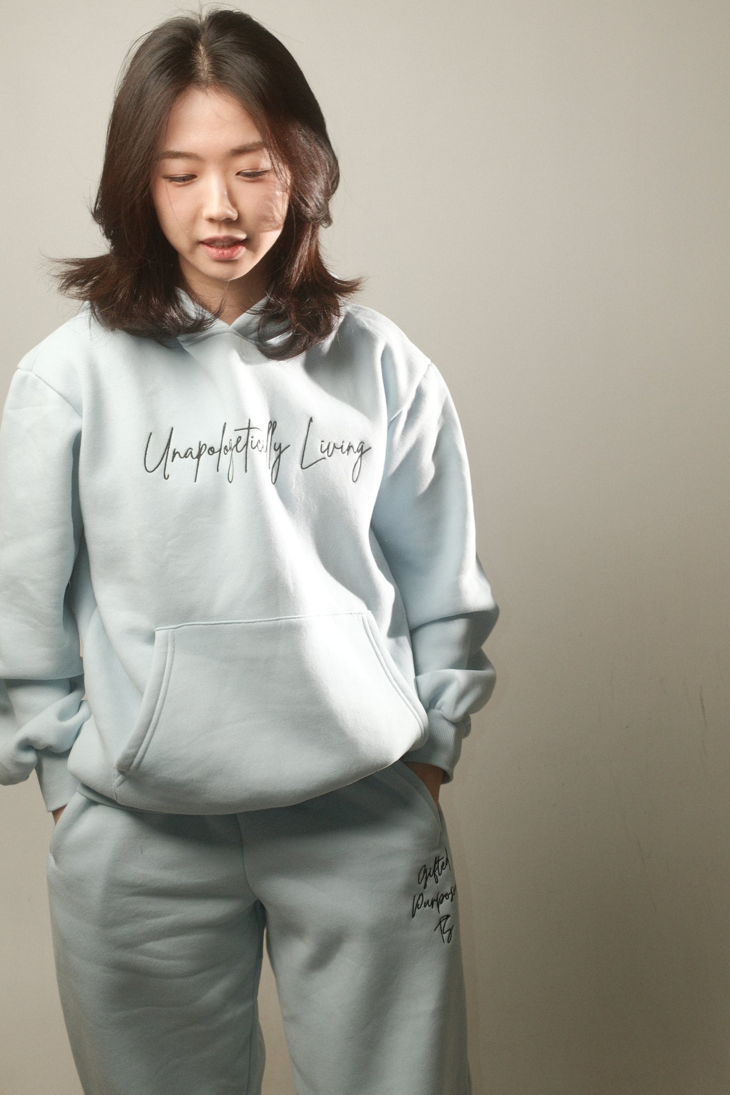 Powdered Blue Hoodie