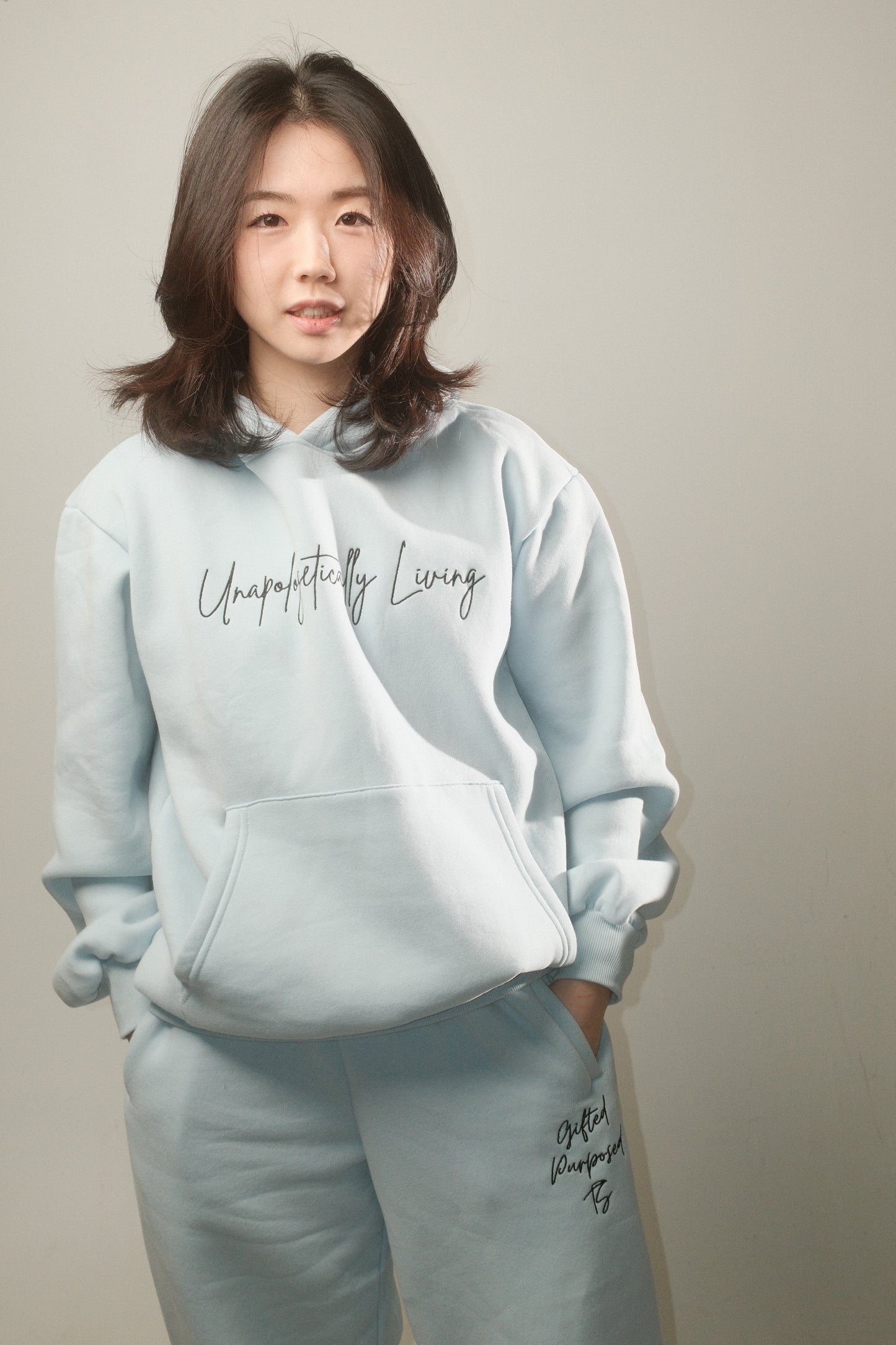 Powdered Blue Sweats