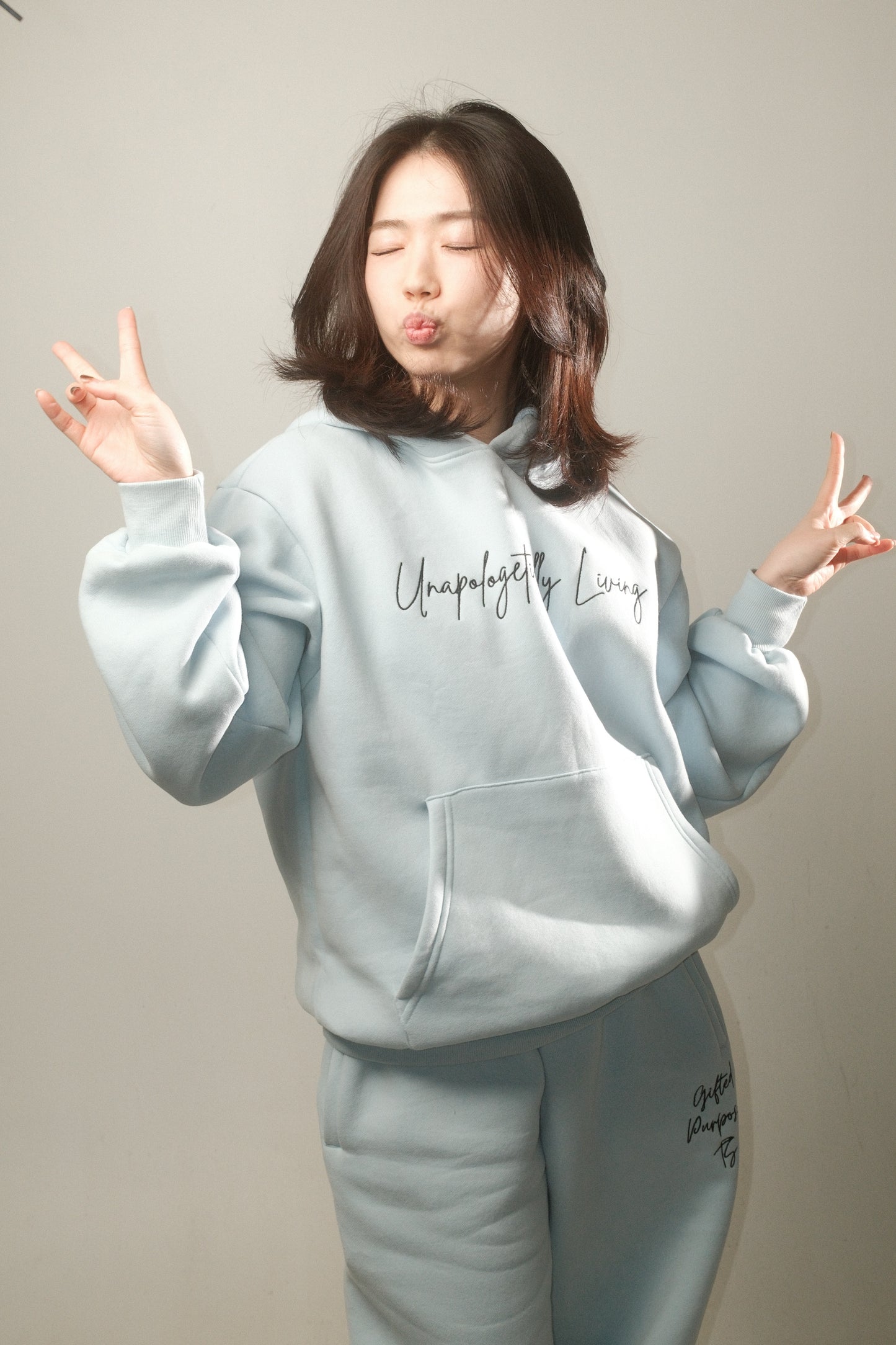 Powdered Blue Hoodie