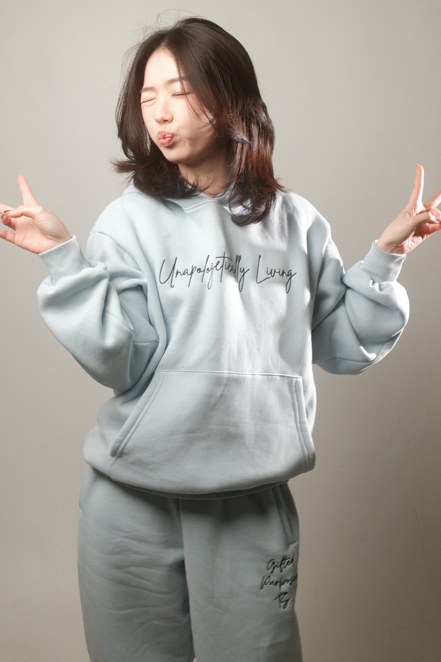 Powdered Blue Hoodie