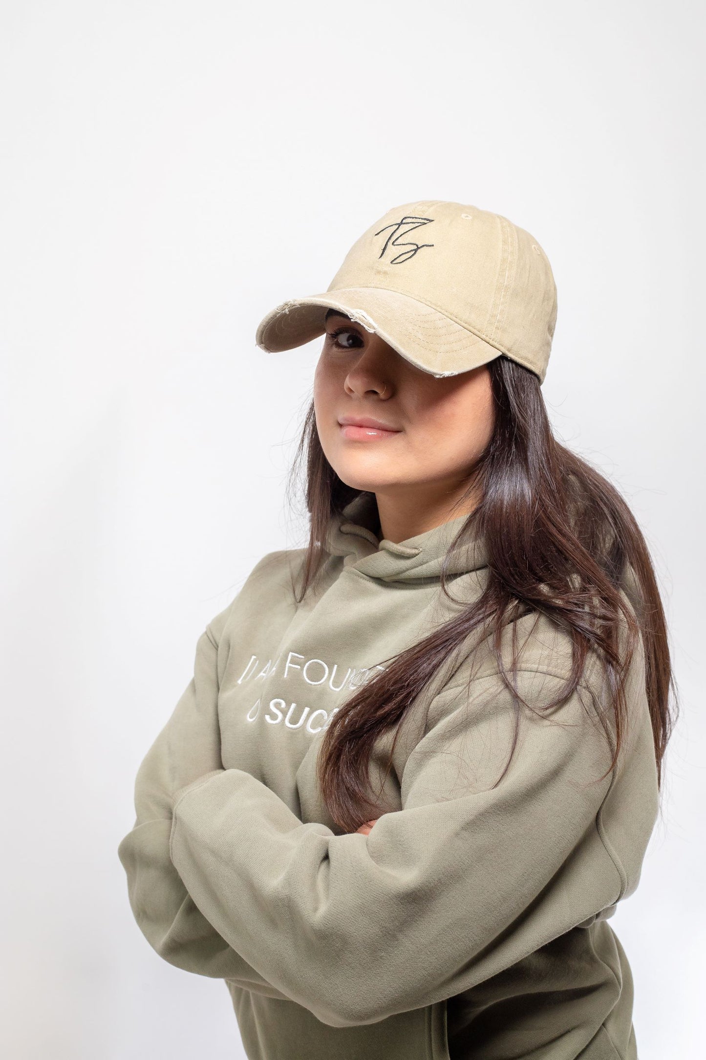 Beige Baseball Cap