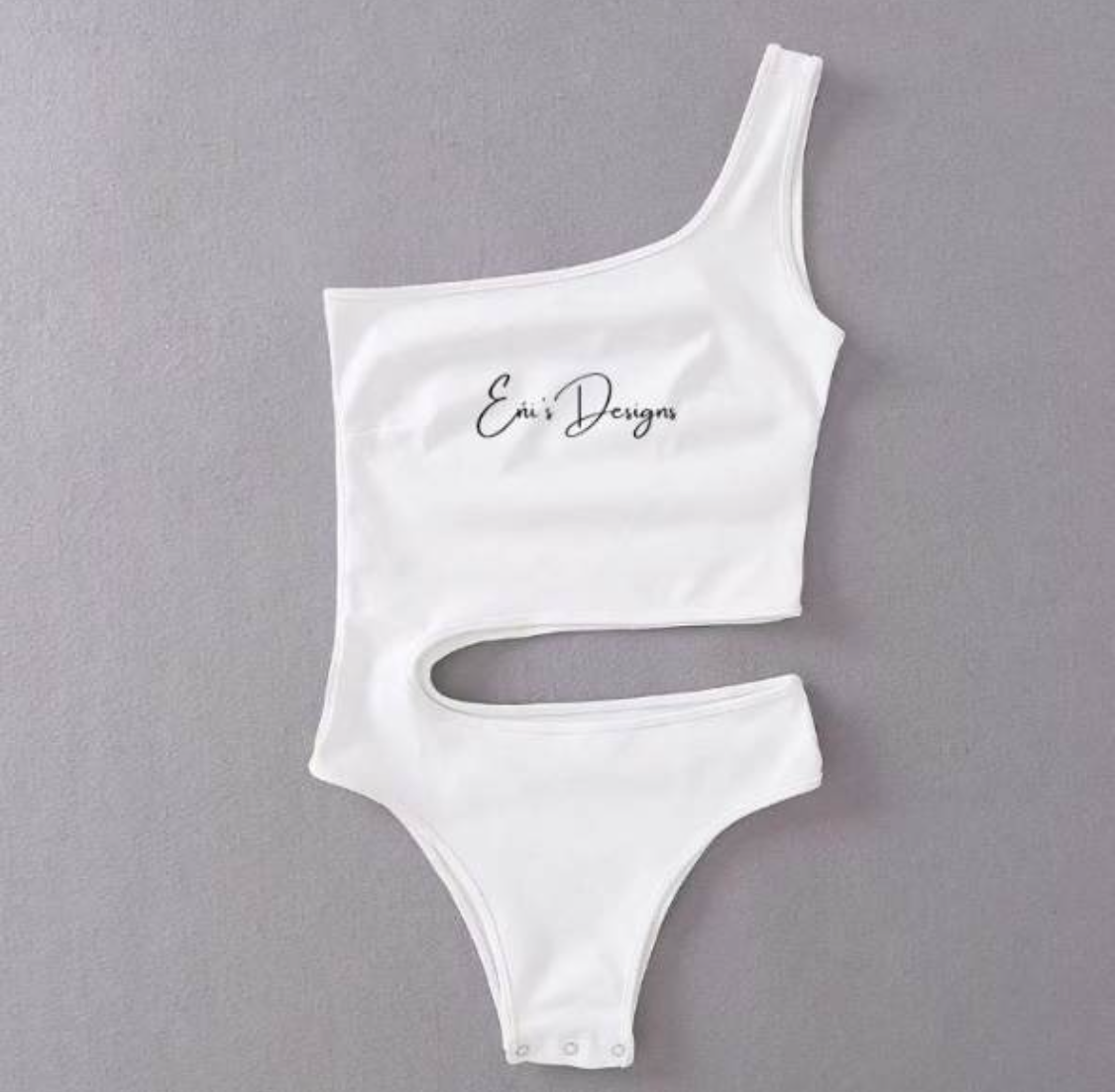 Eni's Design White Bodysuit